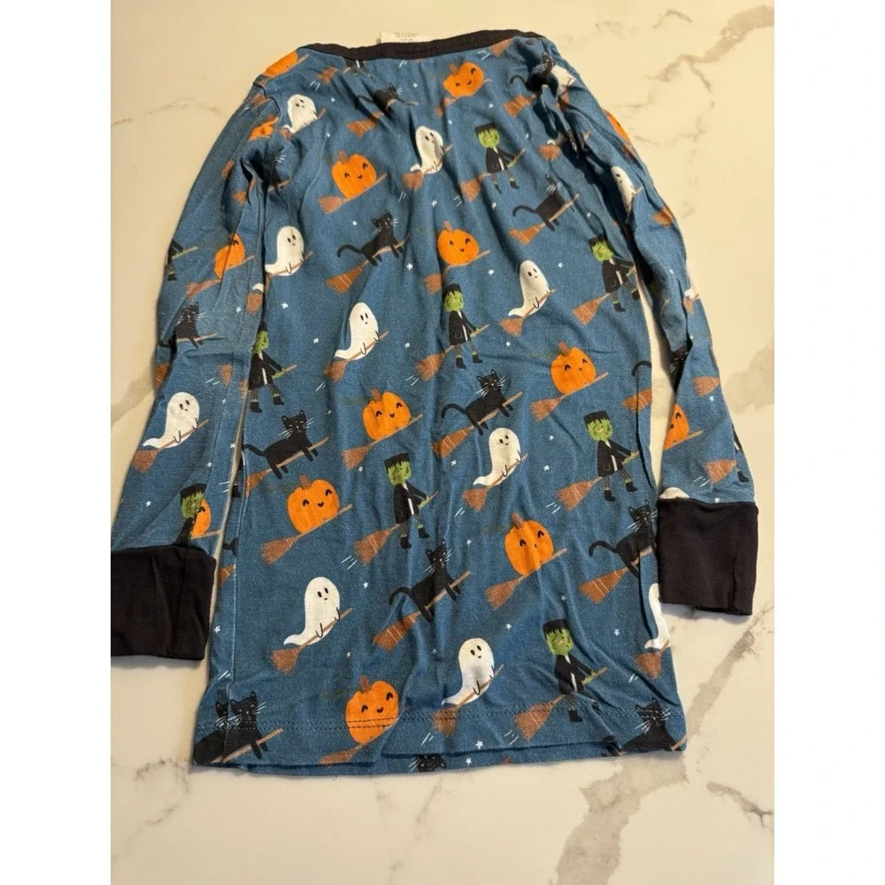 Spearmint Love Halloween Bamboo PJ Top Sz 5 Novelty Witch Cat Ghost Pumpkin